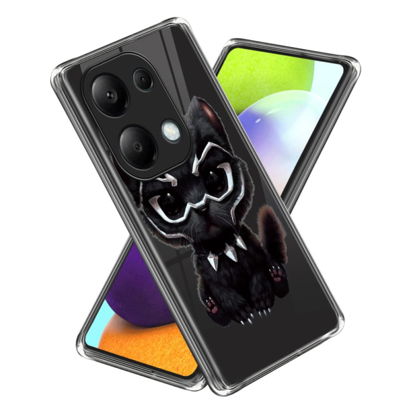 Capa para Xiaomi Redmi Note 13 Pro 4G / Poco M6 Pro 4G Cat Black