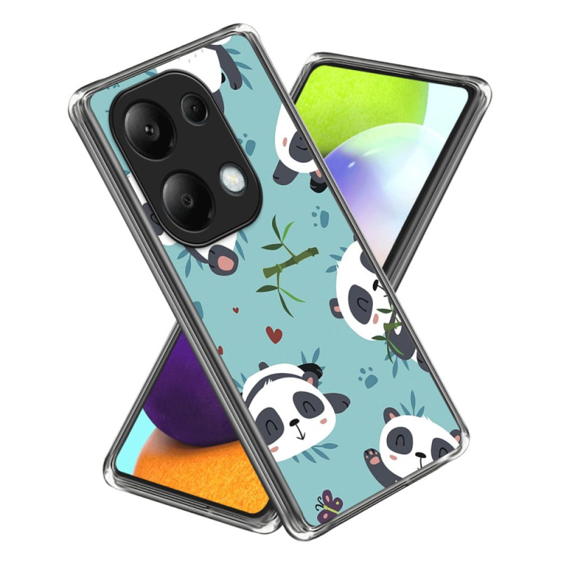 Capa Xiaomi Redmi Note 13 Pro 4G / Poco M6 Pro 4G Pandas giros