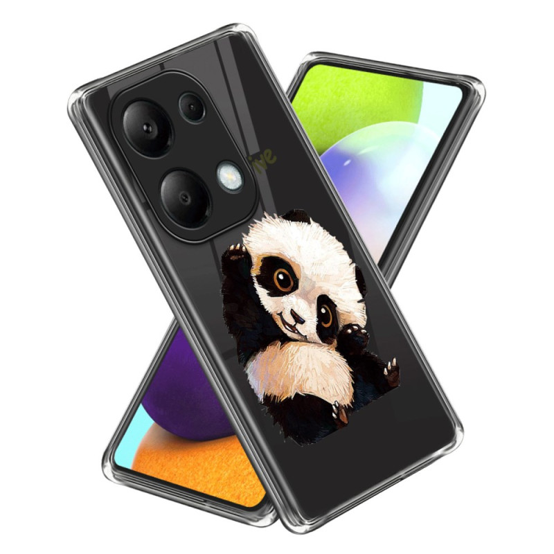 Capa com impressão de panda Xiaomi Redmi Note 13 Pro 4G / Poco M6 Pro 4G
