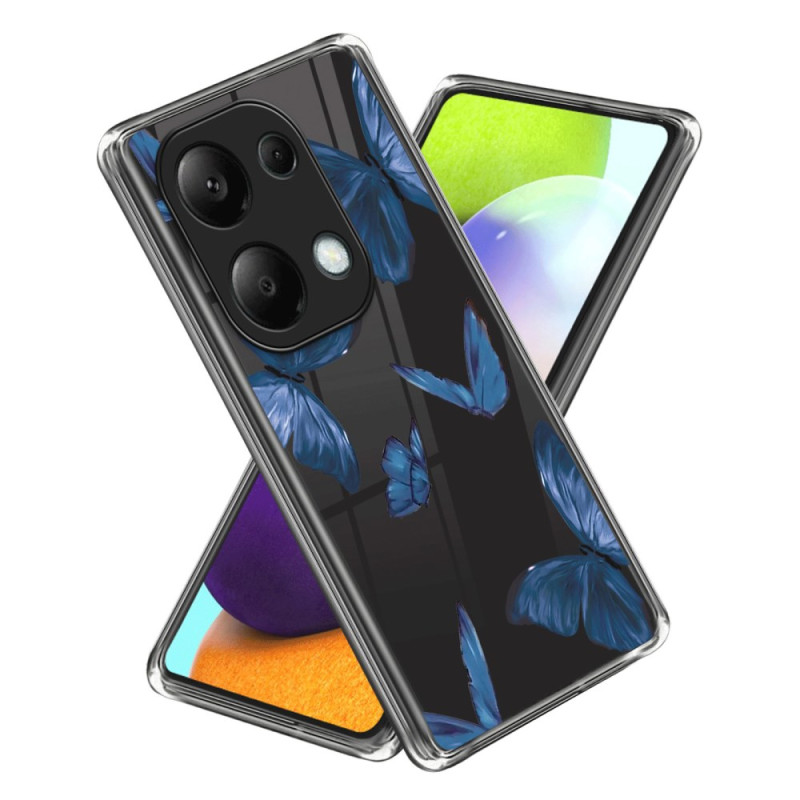 Capa Xiaomi Redmi Note 13 Pro 4G / Poco M6 Pro 4G Borboletas azuis