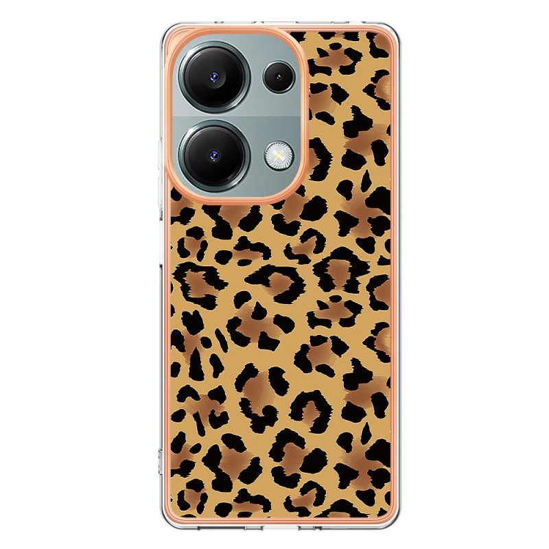 Capa com impressão de leopardo Xiaomi Redmi Note 13 Pro 4G / Poco M6 Pro 4G