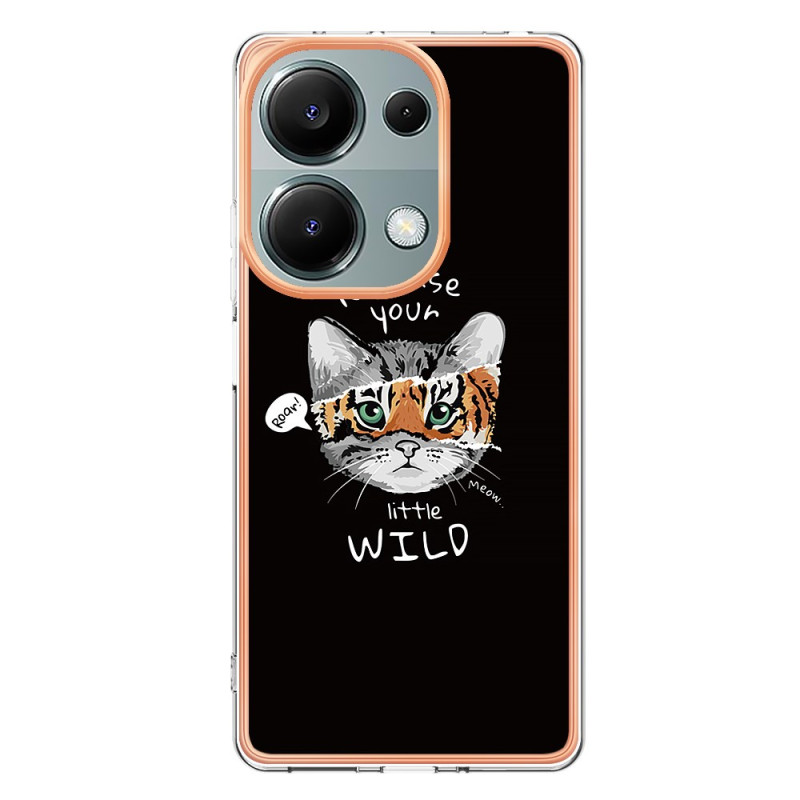 Capa para Xiaomi Redmi Note 13 Pro 4G / Poco M6 Pro 4G Gato e Tigre