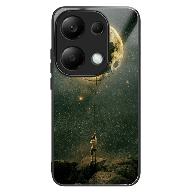 Capa de vidro temperado Homem da Lua Xiaomi Redmi Note 13 Pro 4G / Poco M6 Pro 4G