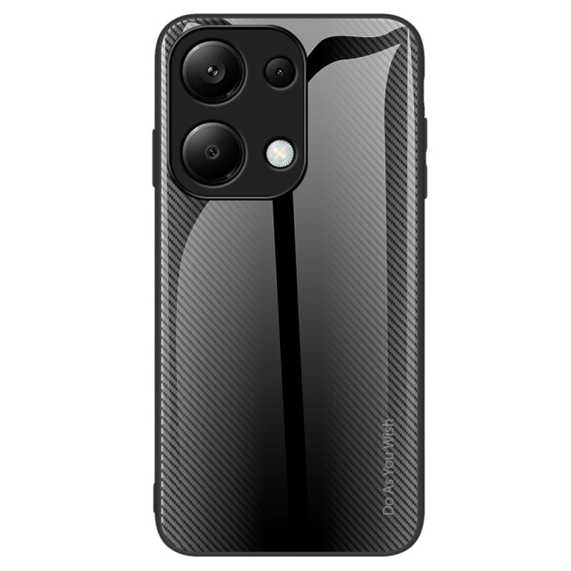 Capa de fibra de carbono para vidro temperado Xiaomi Redmi Note 13 Pro 4G / Poco M6 Pro 4G