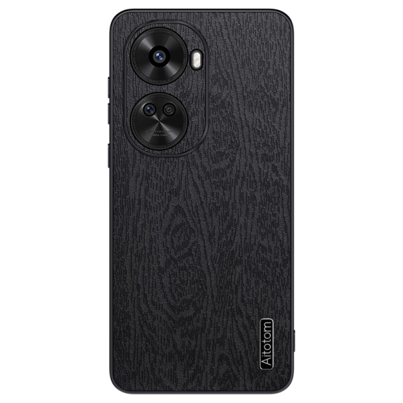 Capa com efeito madeira Huawei Nova 12 SE