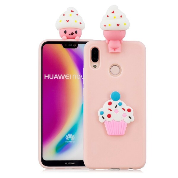 Capa de Bolo Huawei P20 Lite 3D Cup Cake