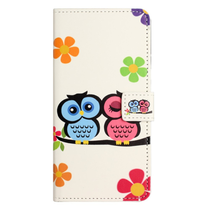 Capa para Samsung Galaxy M15 5G Par de corujas