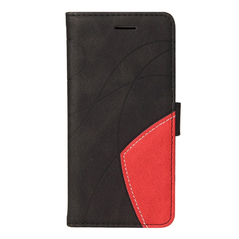 Capa Samsung Galaxy M15 5G Linha ondulada bicolor com correia