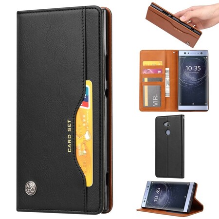 Capa de cartão com capa rotativa Sony Xperia XA2 Leatherette