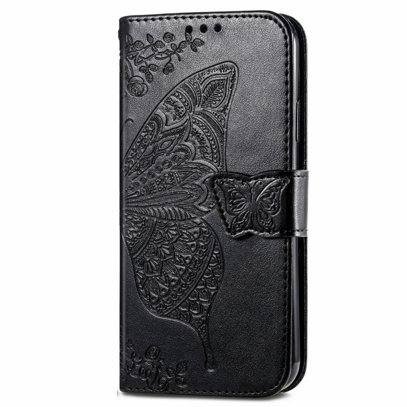 Capa para Samsung Galaxy M15 5G com fita em forma de borboleta barroca