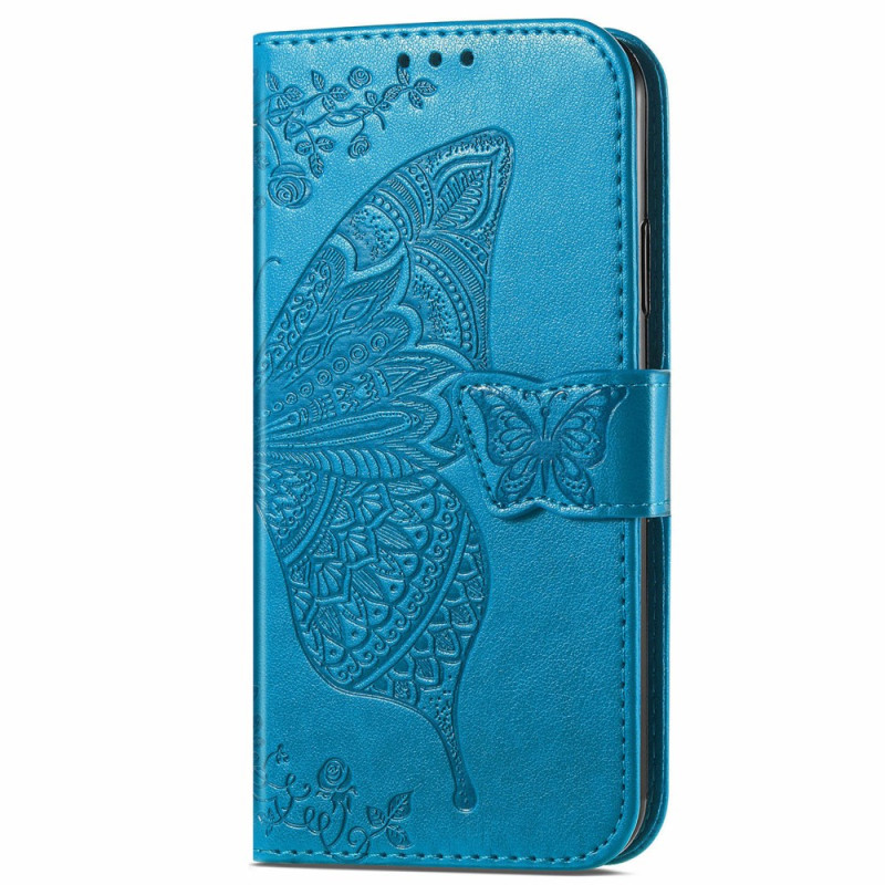 Capa para Samsung Galaxy M15 5G com fita em forma de borboleta barroca