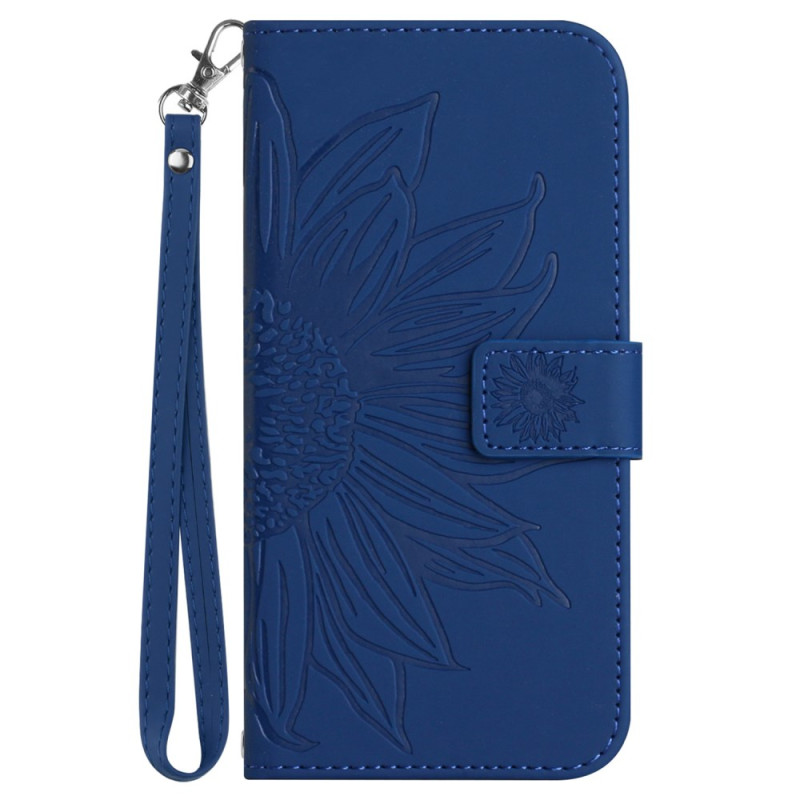 Capa com cordão para Samsung Galaxy M55 5G Sunflower