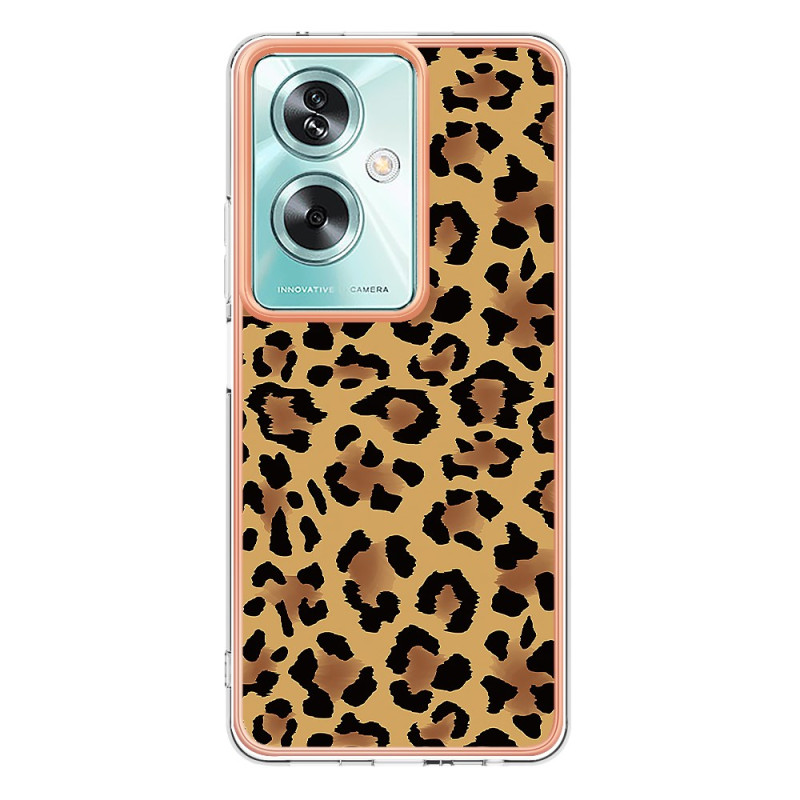 Capa com padrão de leopardo Oppo A79 5G