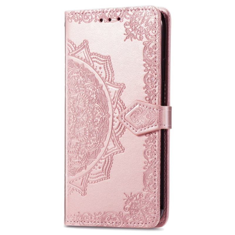 Capa
 para Oppo A79 5G / A2 5G com motivo Mandala em relevo e suporte para cartões