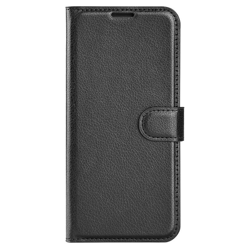 Capa Oppo A79 5G em pele sintética Litchi Classic