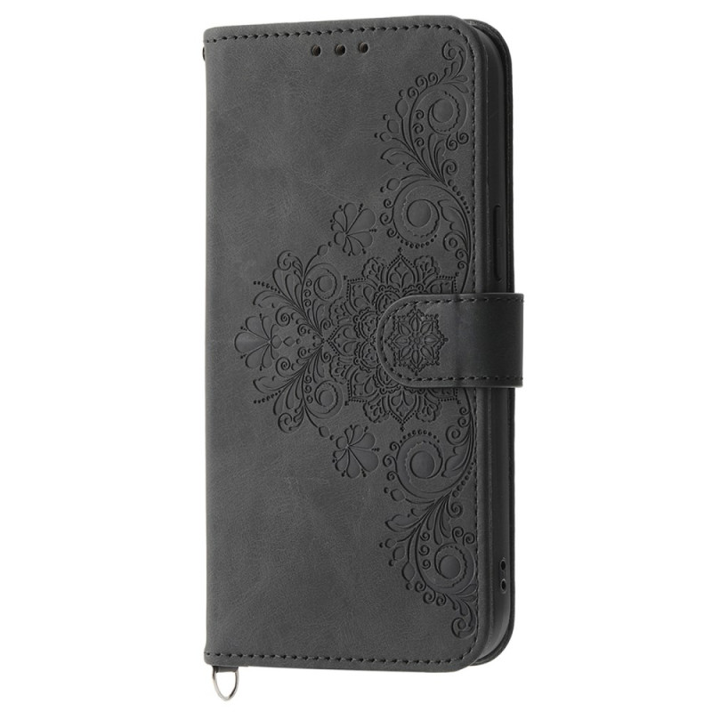 Capa de renda Oppo Reno 11F 5G com cordão e alça de ombro