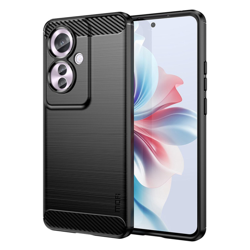 Capa Oppo Reno 11F 5G em fibra de carbono escovada