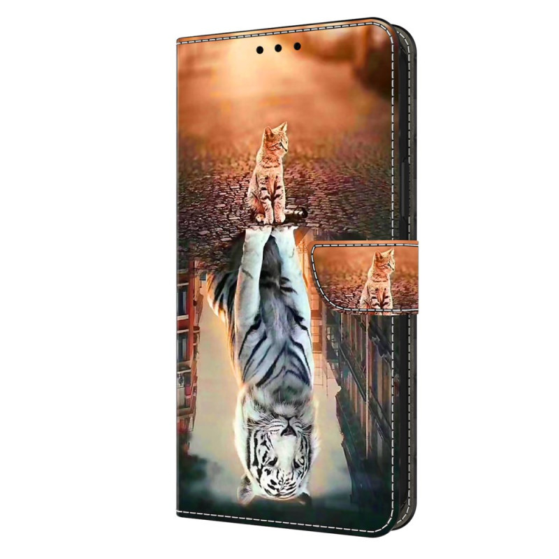 Capa Oppo A58 Gato e Tigre