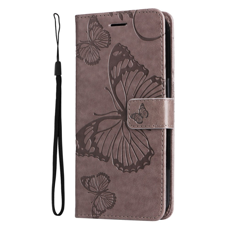 Oppo A58 Giant Butterflies Strap Case