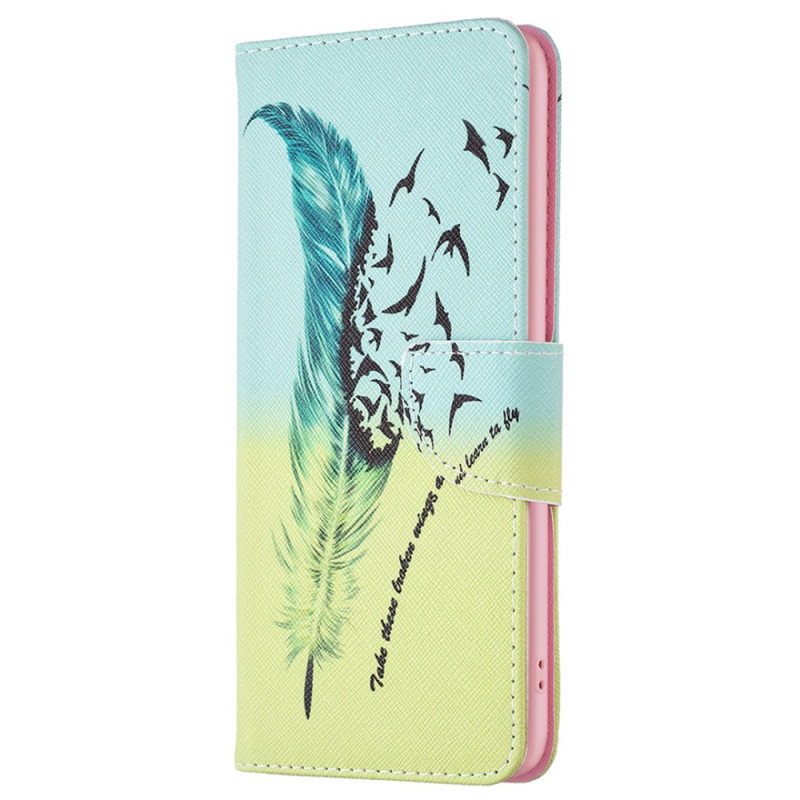 Capa de penas e pássaros para Oppo A38