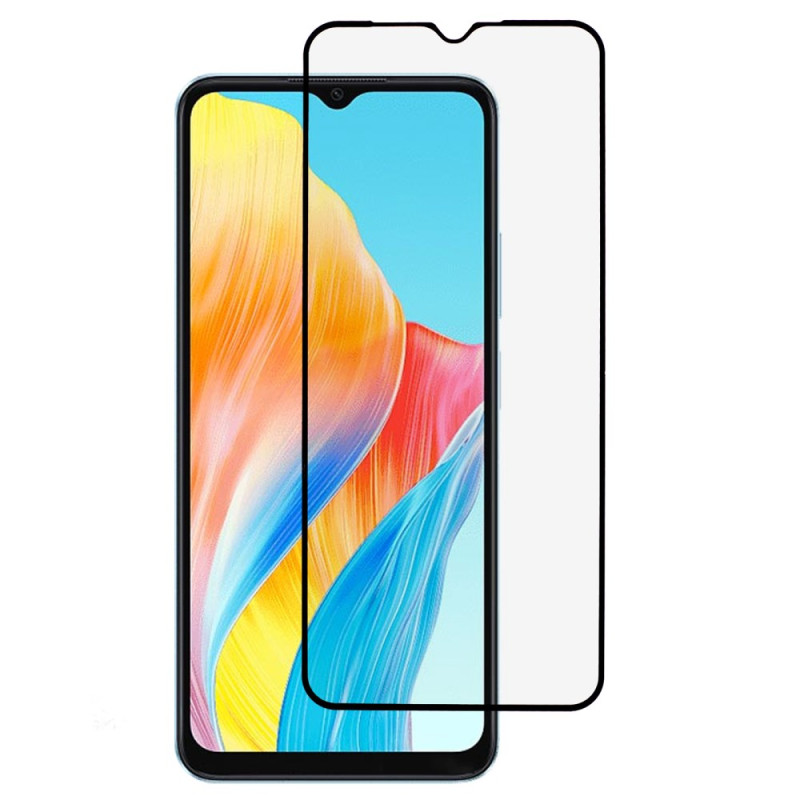 Proteção integral de vidro temperado para o ecrã do Oppo A18