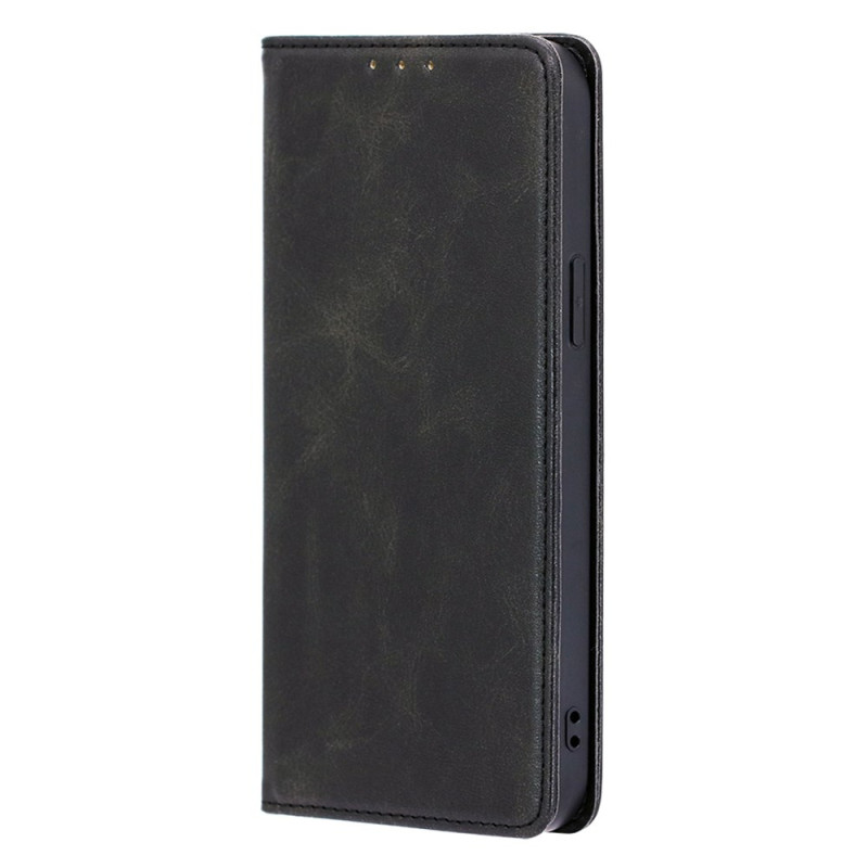 Capa Flip Oppo A78 Efeito Couro