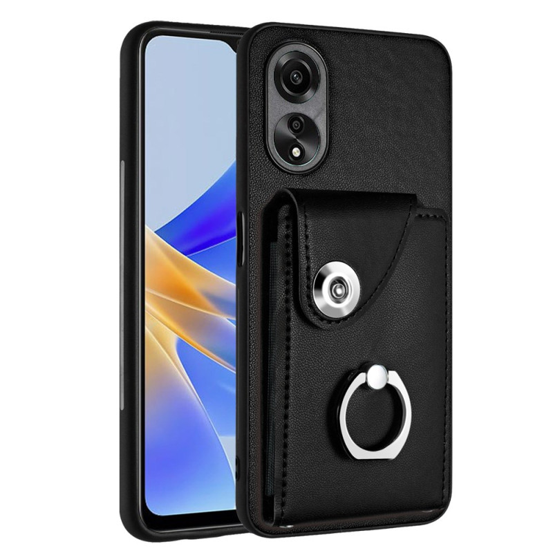 Capa
 Oppo A78 5G Porta-cartões com rebordos e anel de suporte