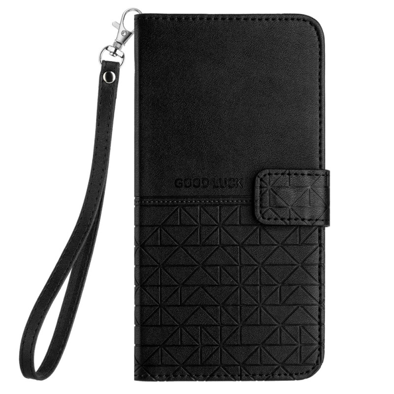 Capa Oppo A78 5G Frieze Padrão geométrico com bracelete