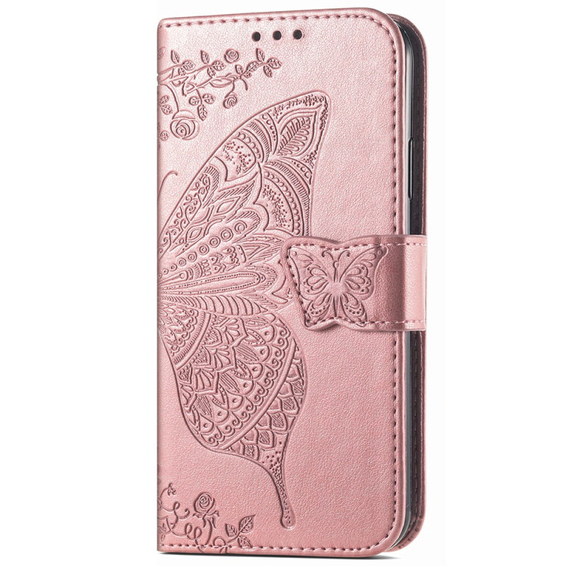 Capa para Oppo A78 5G com bracelete em forma de borboleta barroca