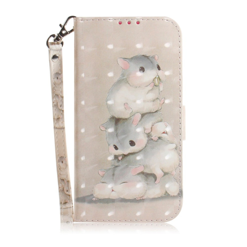 Capa para Oppo A98 5G Strap Hamsters