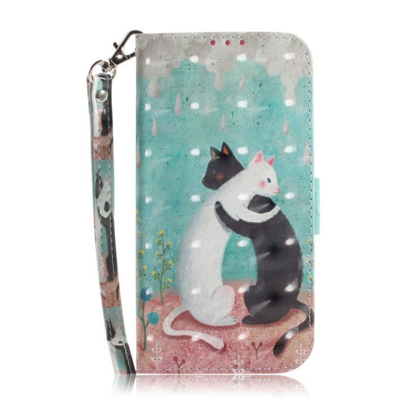 Capa para Oppo A98 5G Two Cats Strap
