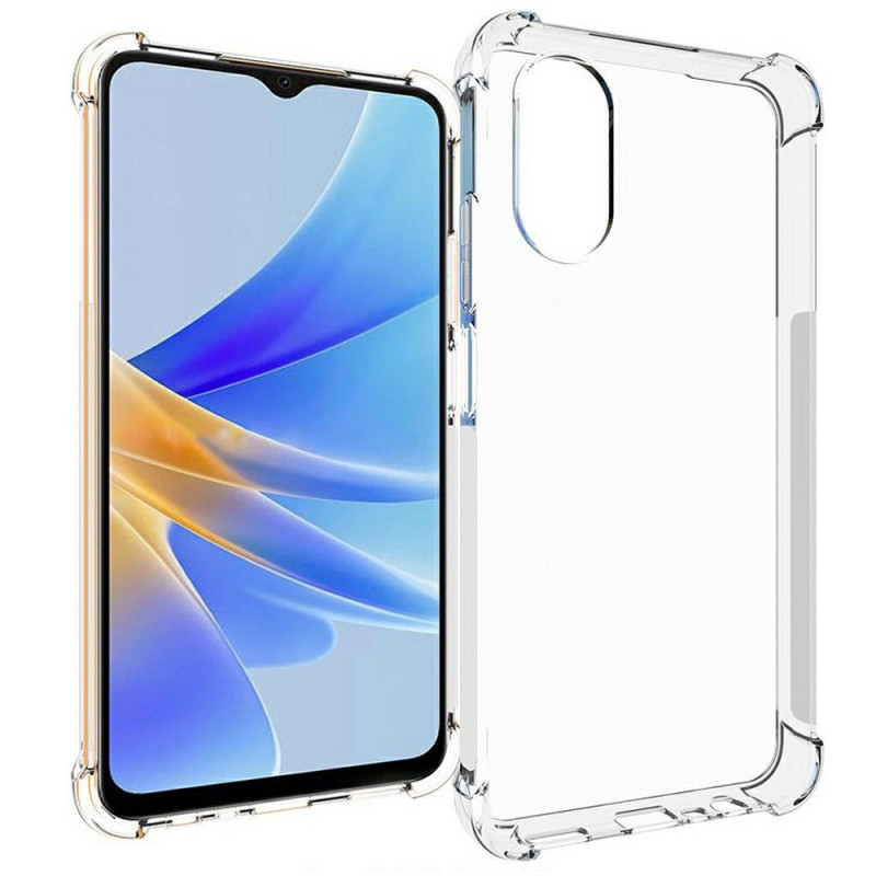 Oppo A17 Revestimento transparente Cantos reforçados