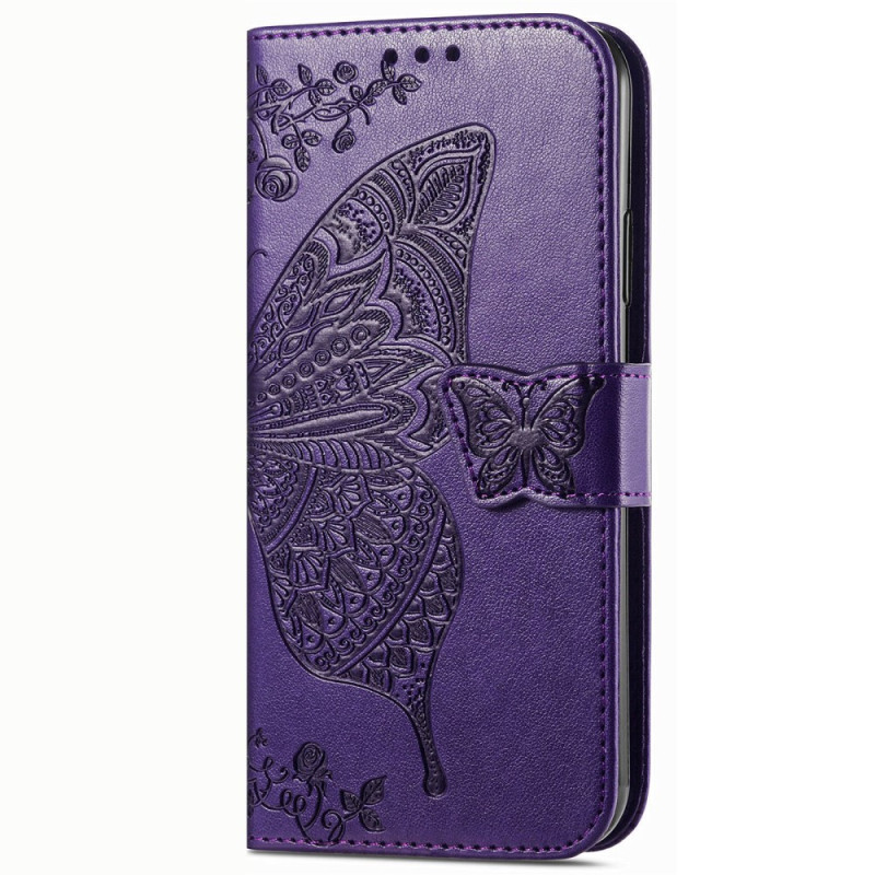 Capa Oppo A17 / A17k Butterfly Baroque à Lnaière