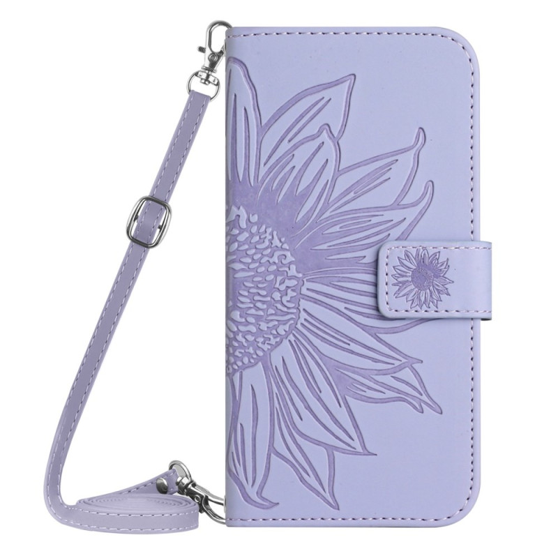 Capa
 de ombro com impressão de girassol Oppo A17