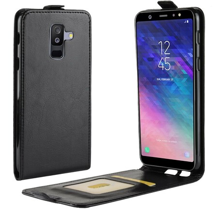 Capa de couro dobrável Samsung Galaxy A6 Plus
