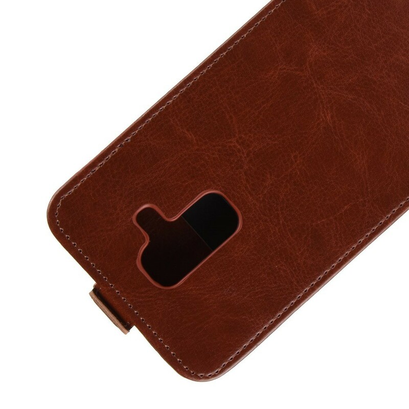 Capa de couro dobrável Samsung Galaxy A6 Plus Capa de couro dobrável Samsung Galaxy A6 Plus