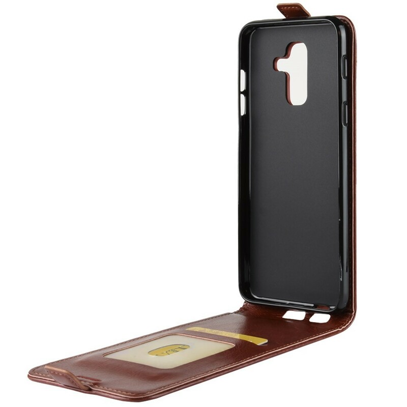 Capa de couro dobrável Samsung Galaxy A6 Plus Capa de couro dobrável Samsung Galaxy A6 Plus