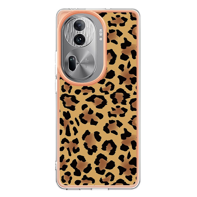 Capa com padrão de leopardo Oppo Reno 11 Pro 5G