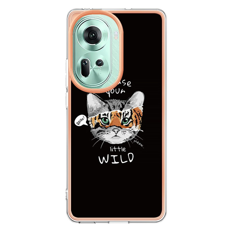 Capa Oppo Reno 11 5G Gato e Tigre