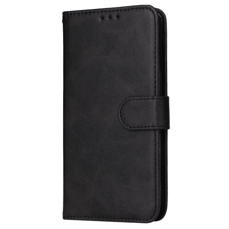 Capa Oppo Reno 11 5G Efeito de couro liso com correia