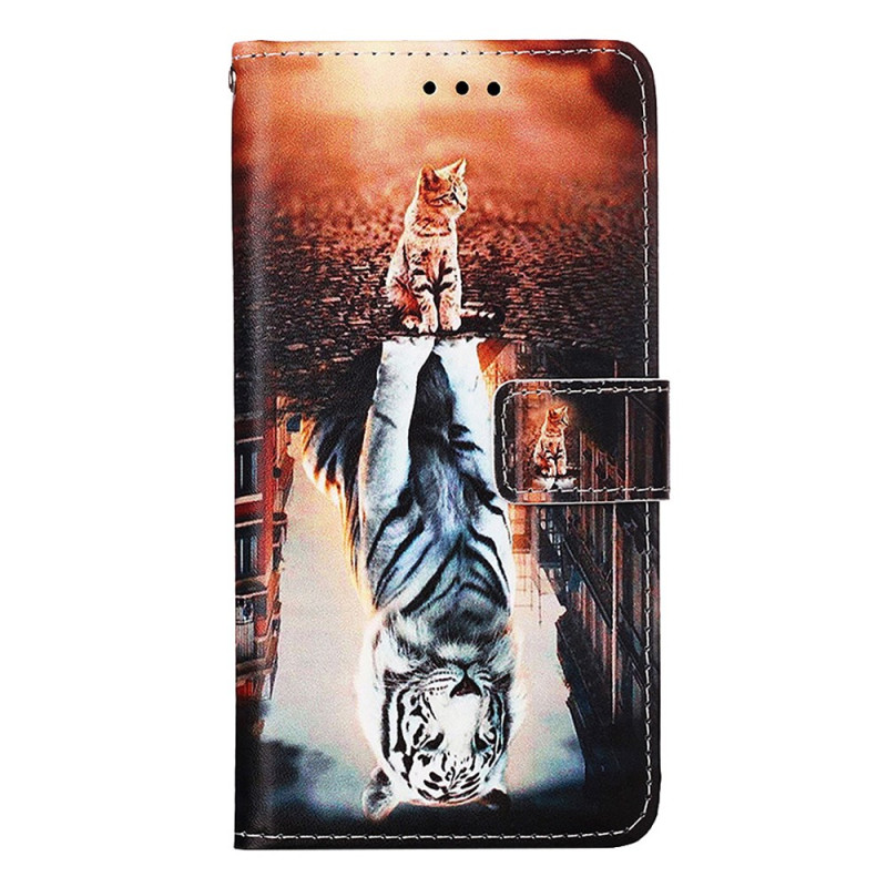 Capa com cordão para Xiaomi Redmi A3 Kitten Dream