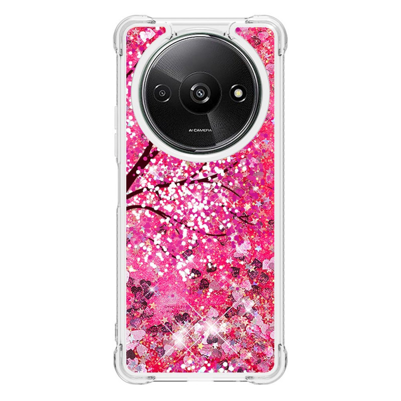 Capa Xiaomi Redmi A3 Glitter Cherry Blossom