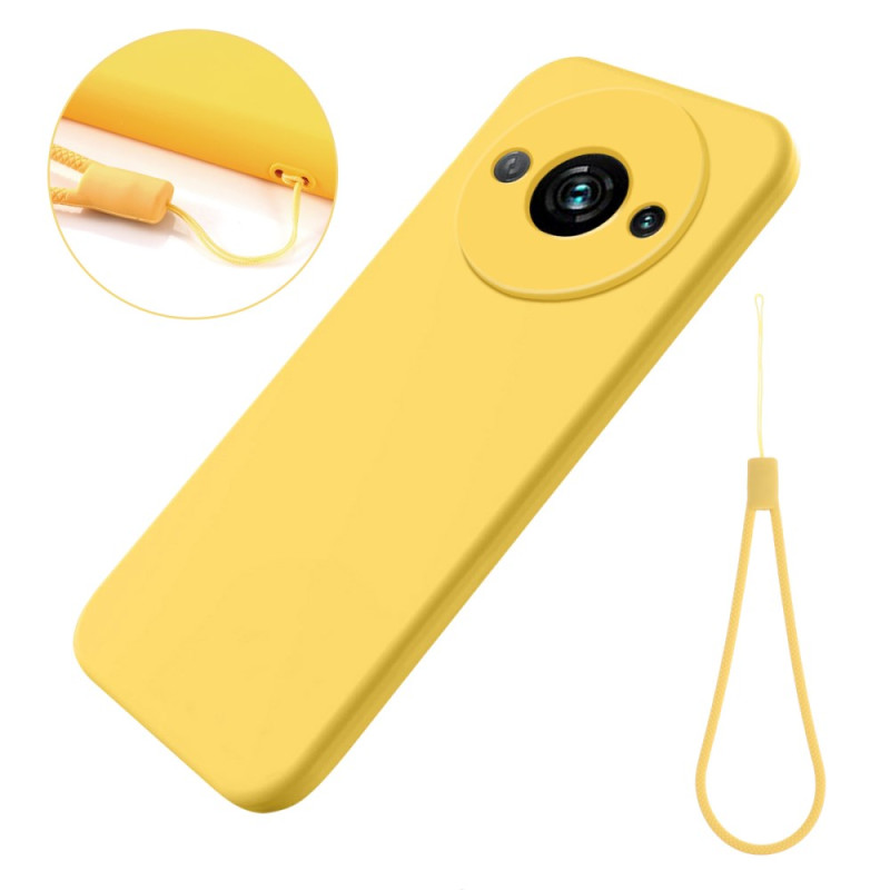 Xiaomi Redmi A3 / Poco C61 Capa com cordão de silicone líquido