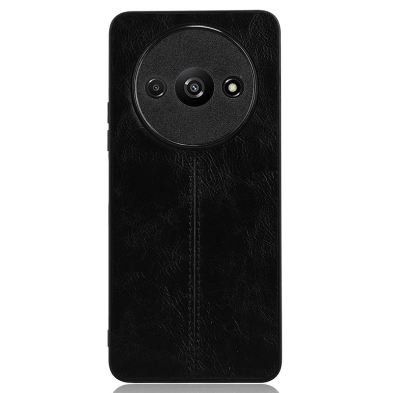 Capa de couro Xiaomi Redmi A3 / Poco C61 Estilo de costura