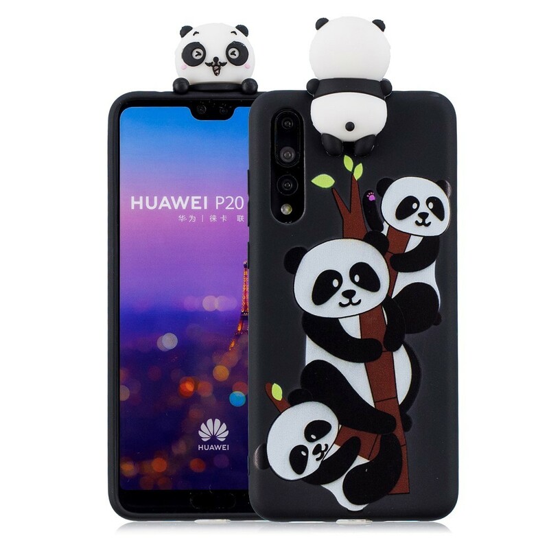 Huawei P20 Pro 3D Case Família Panda