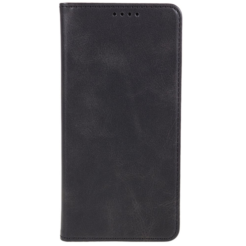 Capa Flip Cover Poco F6 5G Efeito Couro