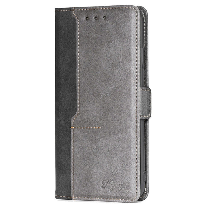 Capa Poco F6 Simili Leather Two-tone