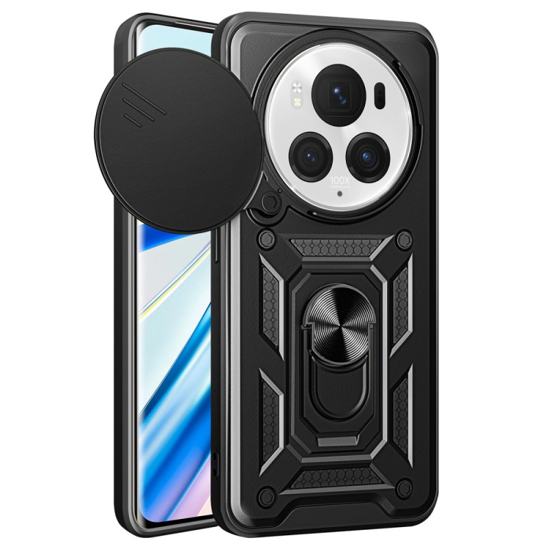 Capa para Honor Magic 6 Pro Janela com protecção para lente
 deslizante