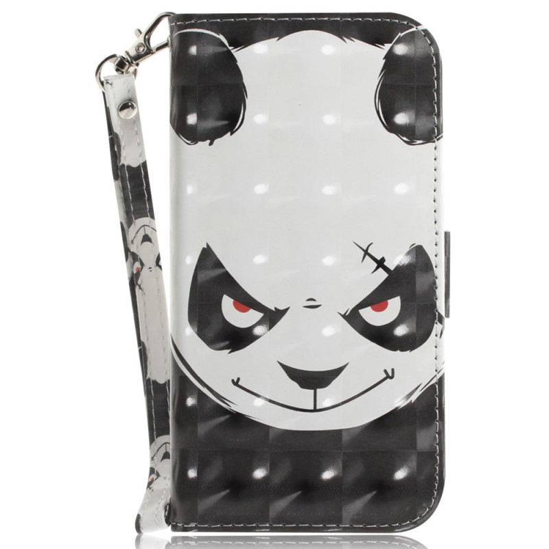 Capa com fita adesiva para Oppo A60 Angry Panda
