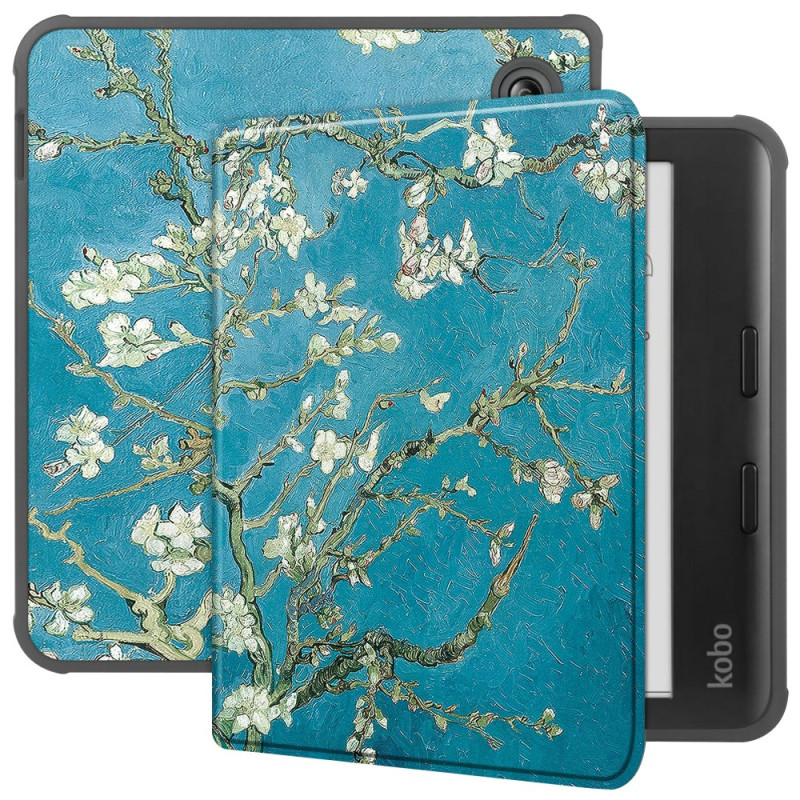 Capa para Kobo Libra Colour Apricot Flower